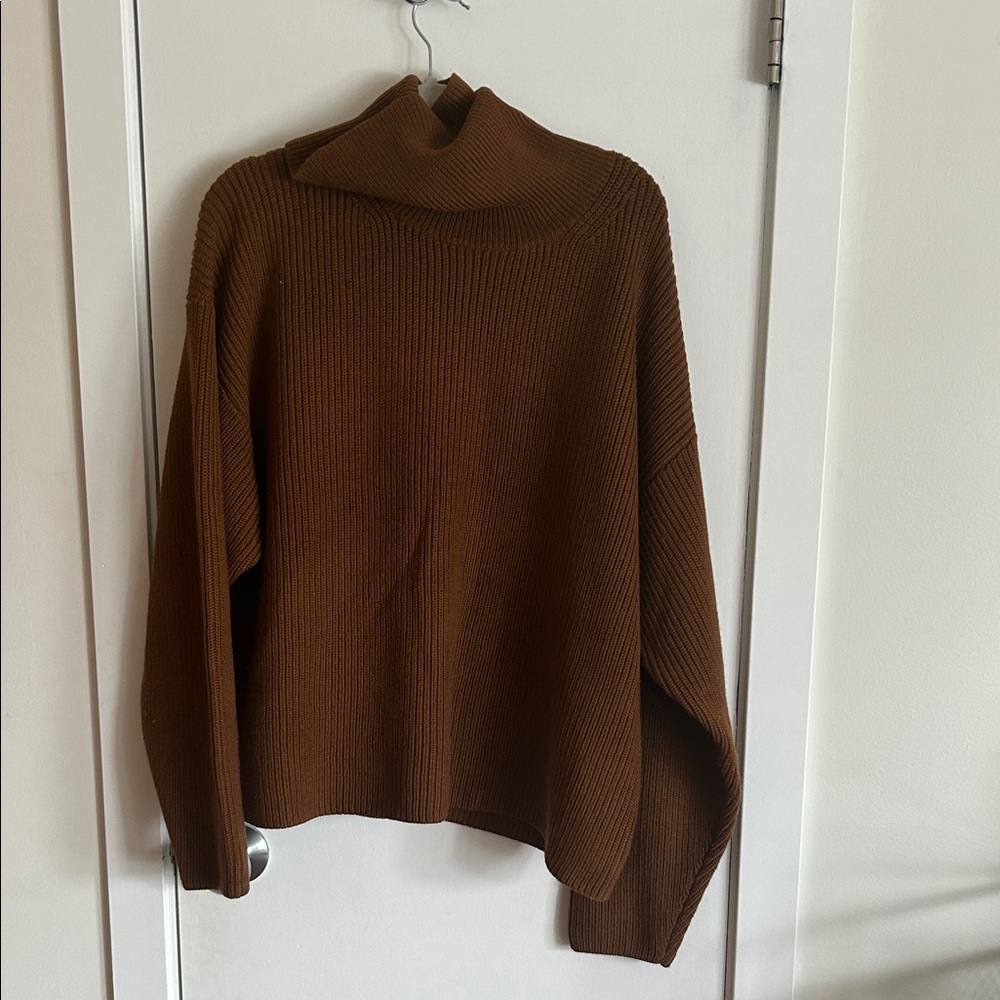 Wilfred Aritzia merino wool turtleneck sweater